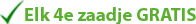 Elk 4e zaadje gratis